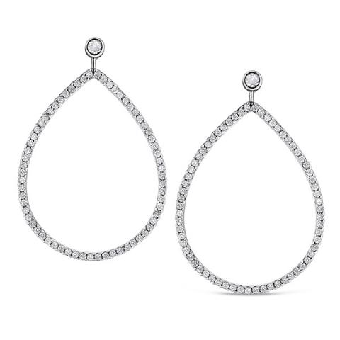 teardrop earrings diamond 08ct tw weighing 14k diamonds gold kcdesignsnyc