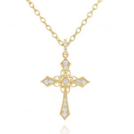 KC Designs 14K Gold and Diamond Chain Earrings E1019 - Sami Fine Jewelry